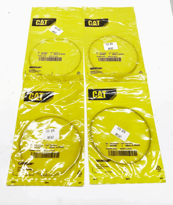 Caterpillar CAT OEM O-Ring Seal 9X7357 [Lot of 4] NOS
