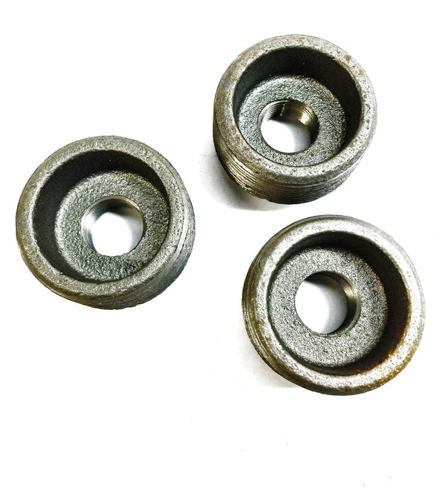 Black Iron Bushing 1-1/2"x3/4" [Lot of 3] NOS