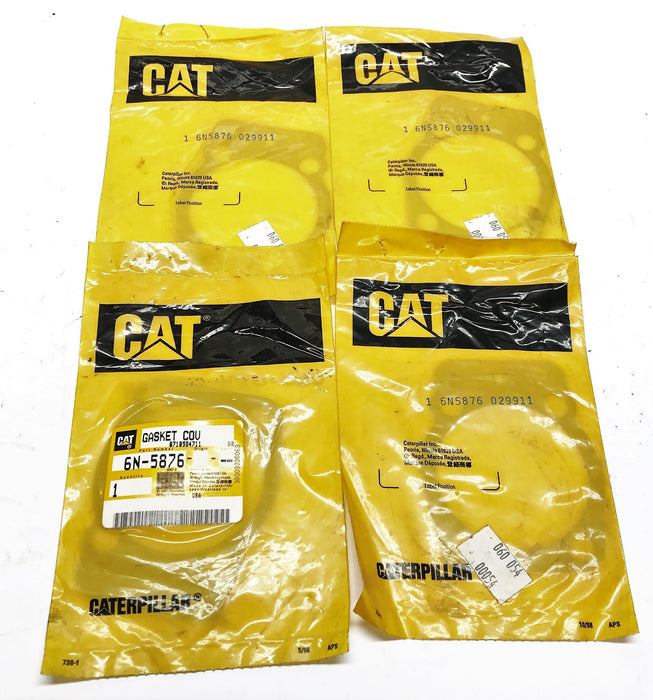 Caterpillar CAT OEM Front Cover Gasket 6N-5876 [Lot of 4] NOS