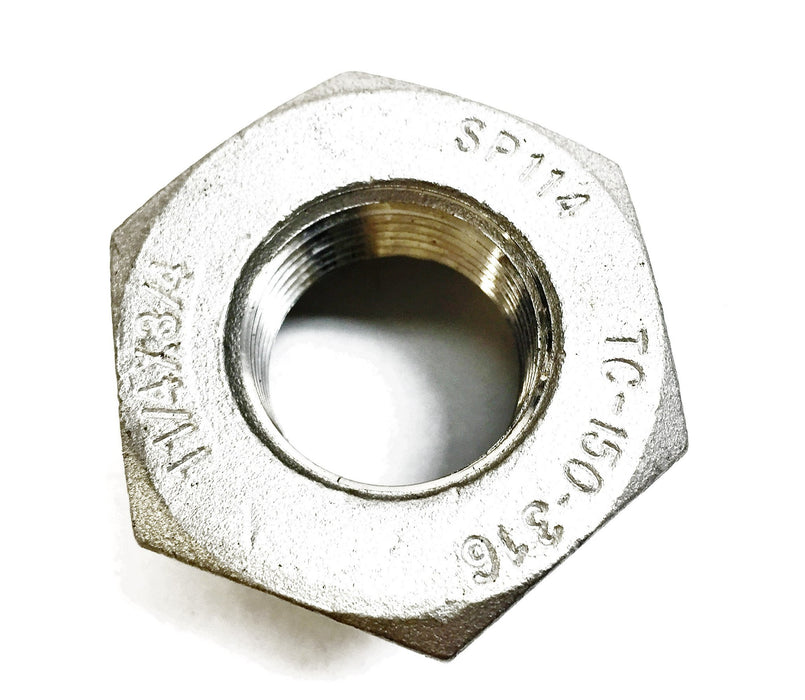 Stainless Steel Hex Reducing Bushing 1-1/4" x 3/4" (TC-150-316) SP114 NOS