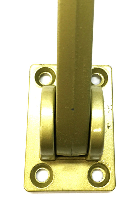 Taymor 4-Hole Gold Color Kick-Down Door Stopper 25-4649GD [Lot of 2] NOS