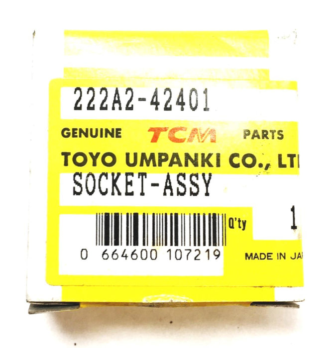 TCM Forklift Socket Assembly 222A2-42401 [Lot of 6] NOS
