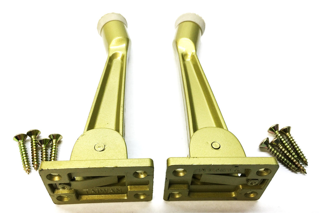 Taymor 4-Hole Gold Color Kick-Down Door Stopper 25-4649GD [Lot of 2] NOS