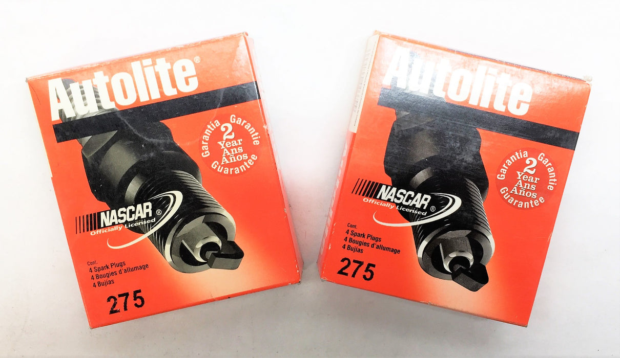 AUTOLITE Spark Plug 275 [Lot of 8] NOS