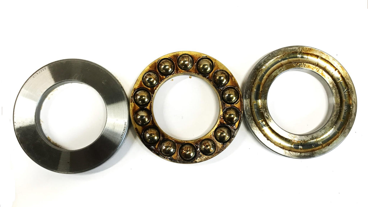 FAG 3-Piece Double Direction Thrust Ball Bearing 52322 NOS