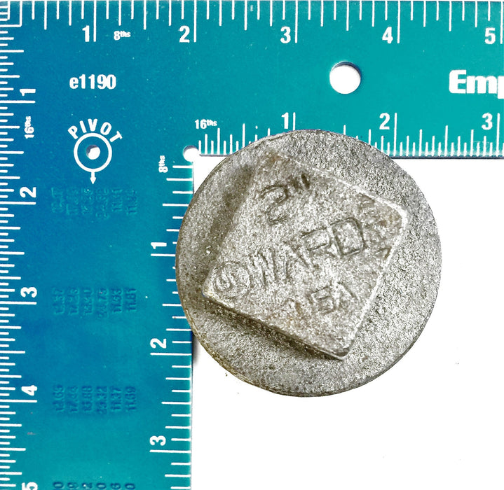 Ward 2" Threaded Square Head Pipe Plug USED
