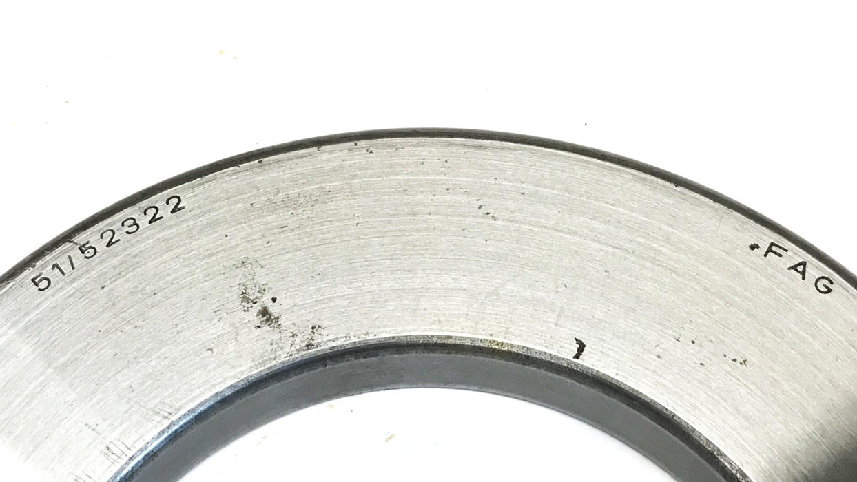 FAG 3-Piece Double Direction Thrust Ball Bearing 52322 NOS
