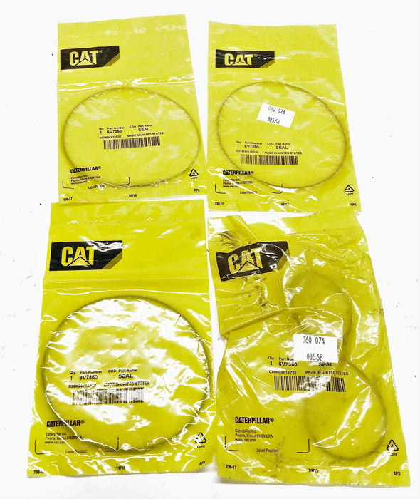 Caterpillar CAT OEM O-Ring 6V7350 [Lot of 4] NOS