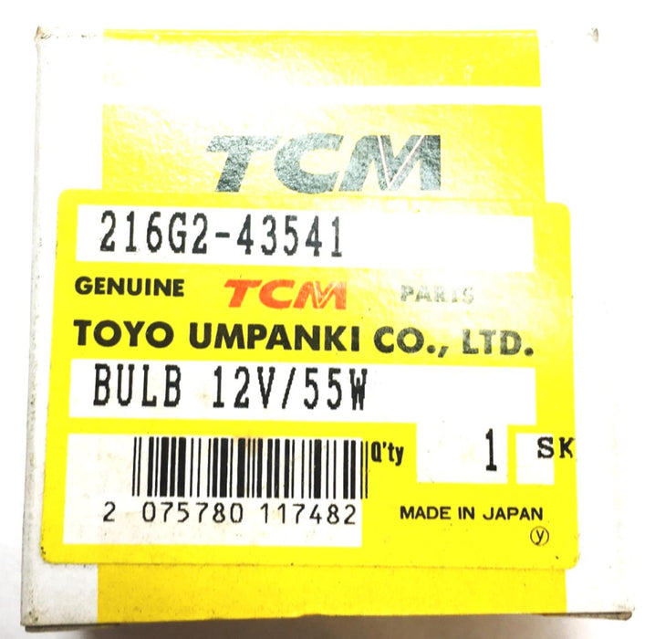 TCM Forklift Bulb 216G2-43541 NOS