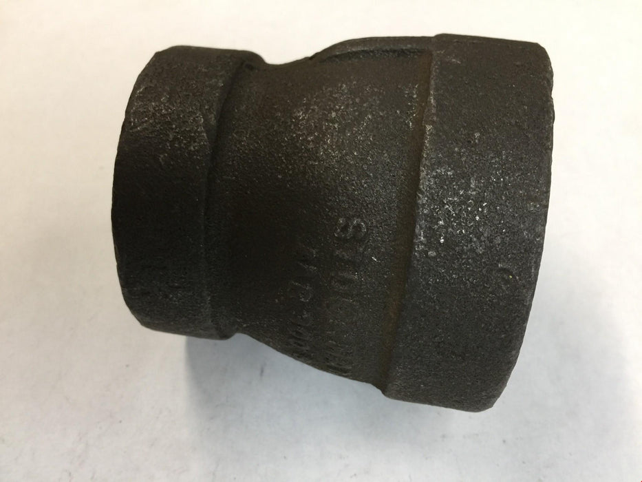 Stockham 2" x 1-1/2" Black Reducing Coupling USED