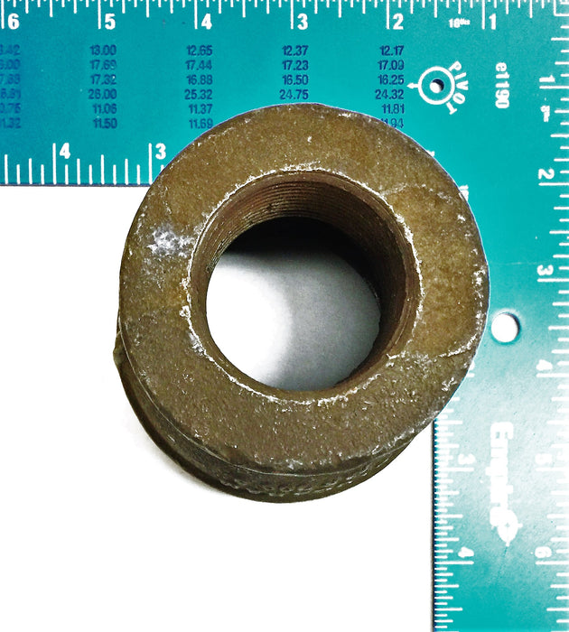 Stockham 2" x 1-1/2" Black Reducing Coupling USED