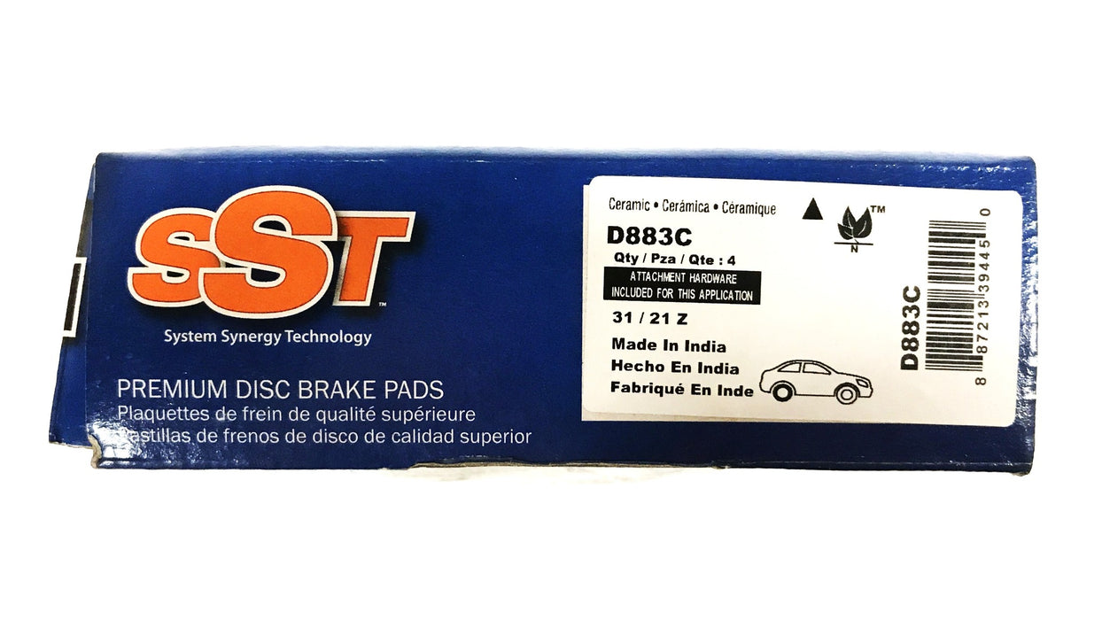 SST Raybestos Semi-Metallic Brake Pad Set D883C NOS