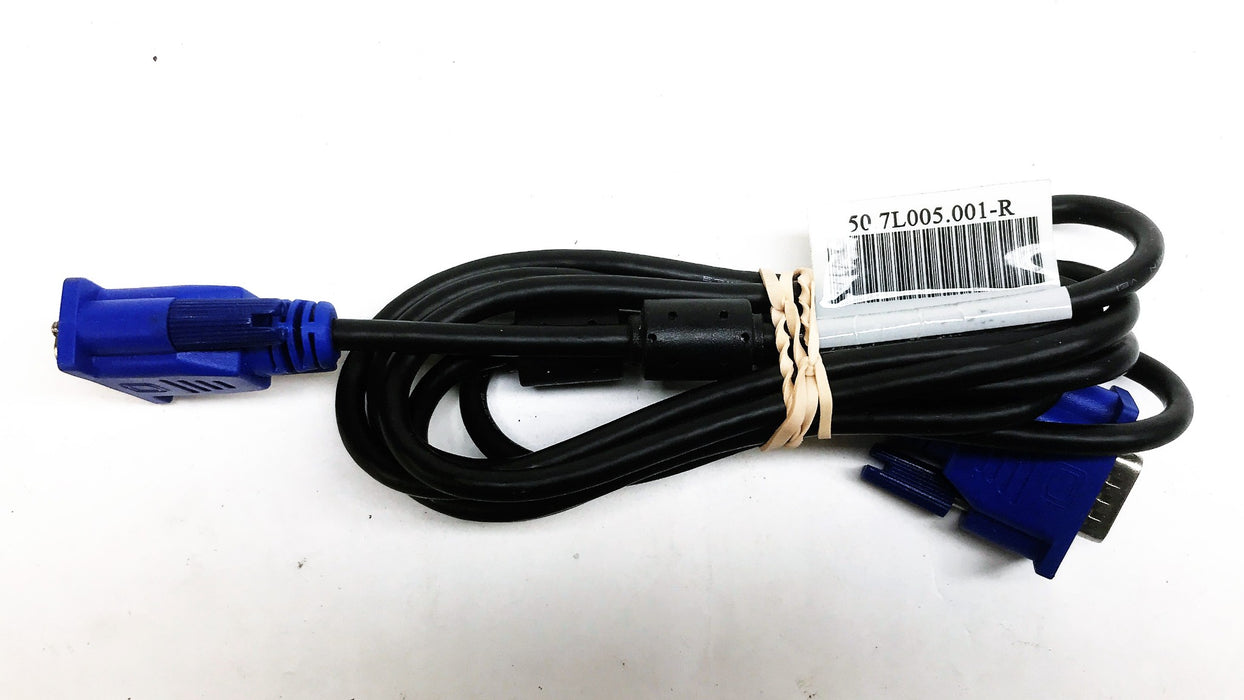 Unbranded 6 Foot 15pin Male to Male VGA Cable 50.7L005.001-R [Lot of 4] USED
