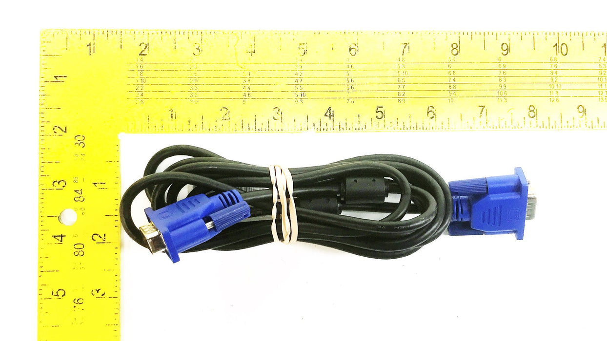 Unbranded 6 Foot 15pin Male to Male VGA Cable 50.7L005.001-R [Lot of 4] USED