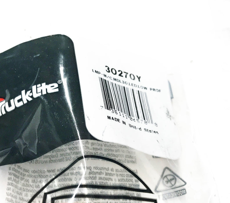Truck-Lite Amber Marker/Clearance Light 30270Y [Lot of 2] NOS