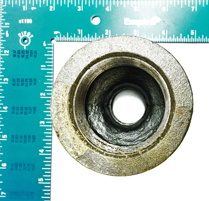 Reductor de campana de hierro roscado 300MI 2" x 1" NOS