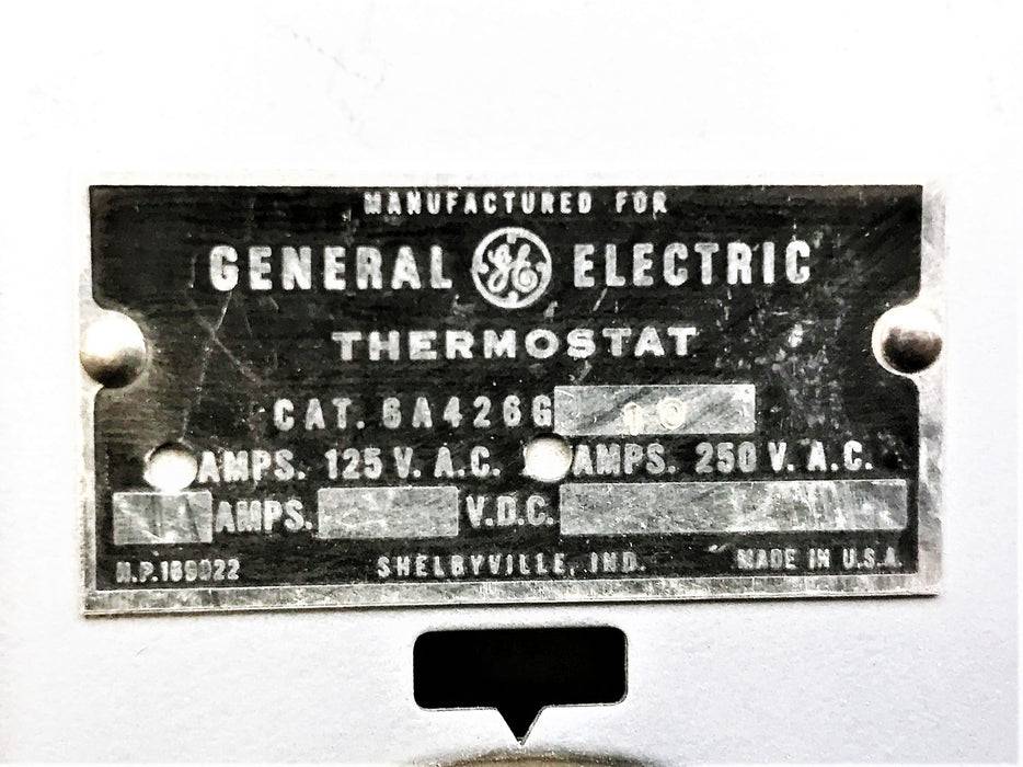General Electric Thermostat 6A426G10 NOS