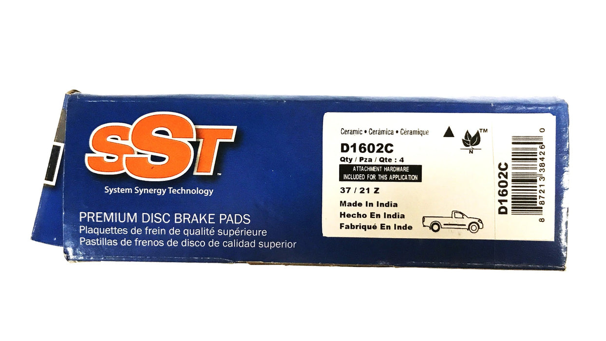 SST Raybestos Semi-Metallic Brake Pad Set D1602C NOS