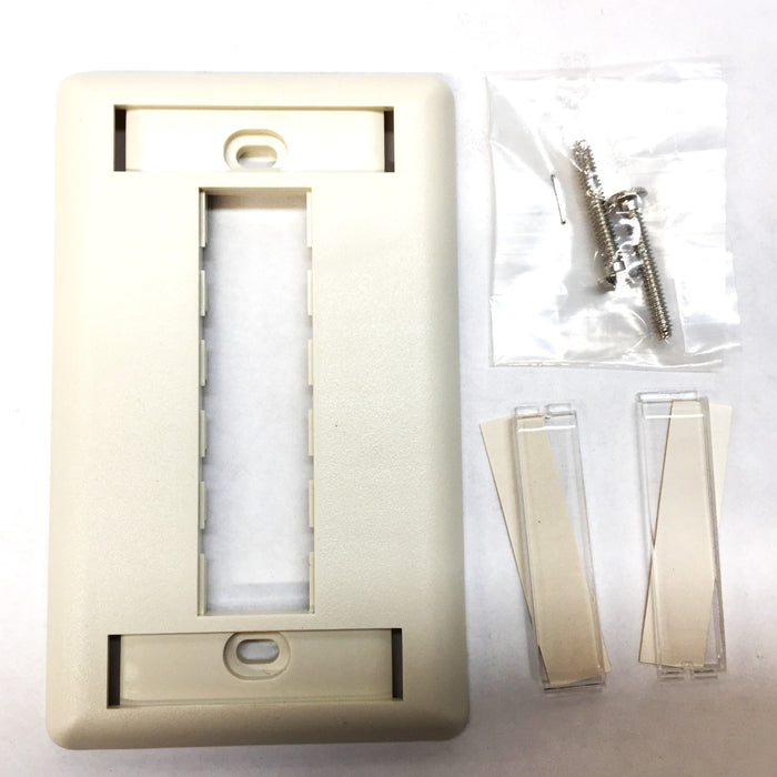 Ortronics Trac Jack Single Gang Faceplate OR-40300547 [Lot of 9] NOS