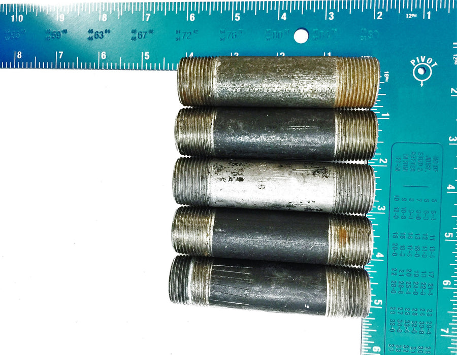 Steel Pipe Nipple 3/4" x 4"L WNS80A/SA106B429018 [Lot of 5] NOS