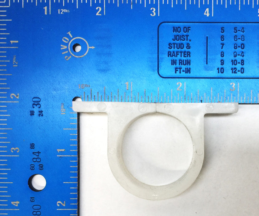 RHEEM White Plastic Hose Tube Cable Clamp 81-40481-07 [Lot of 10] NOS