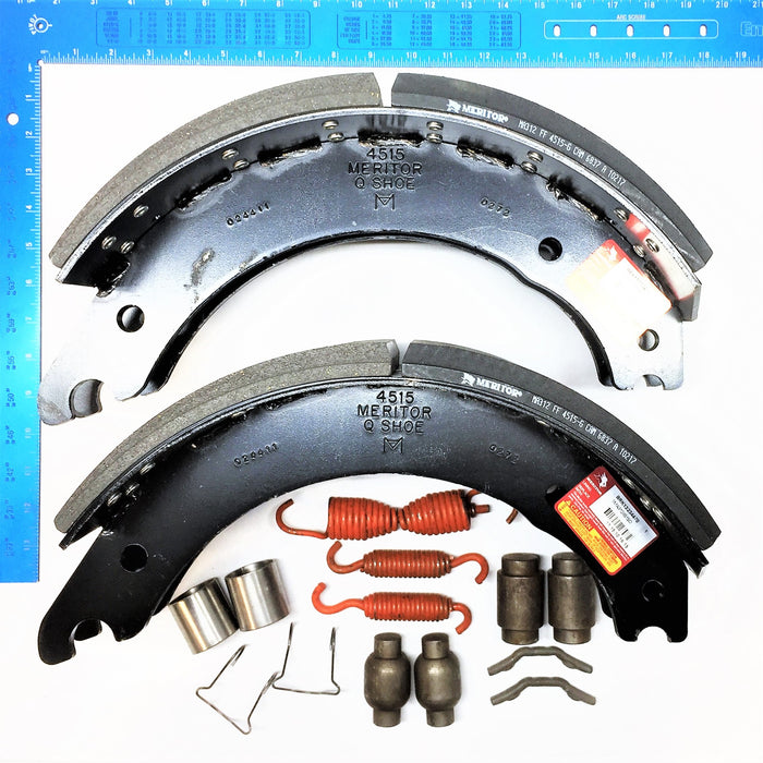 MERITOR Lined Brake Drum Shoe Kit KSMA3124515Q NOS