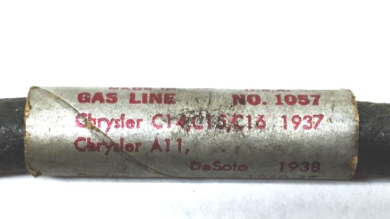 Exello Gas Line For Chrysler 1057 NOS