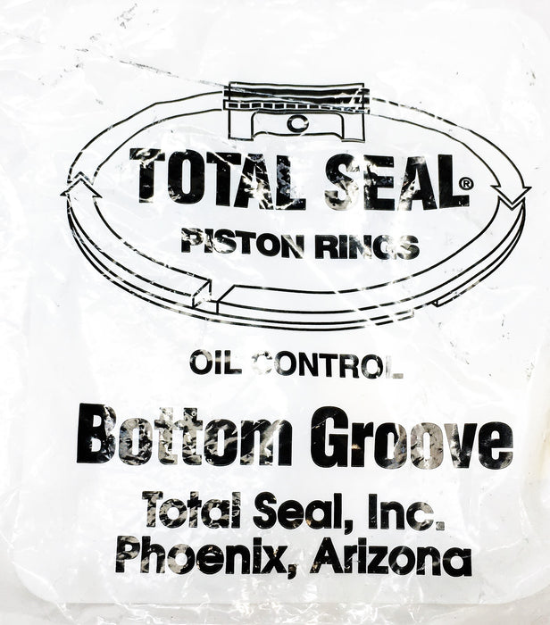 Total Seal 1100 120 Non CRM 3 Piece Oil Piston Ring Set 002120 (035825) NOS