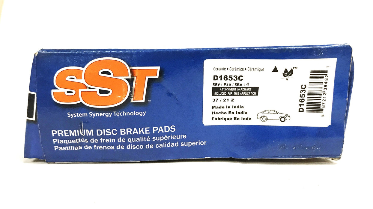 SST Raybestos Semi-Metallic Brake Pad Set D1653C NOS