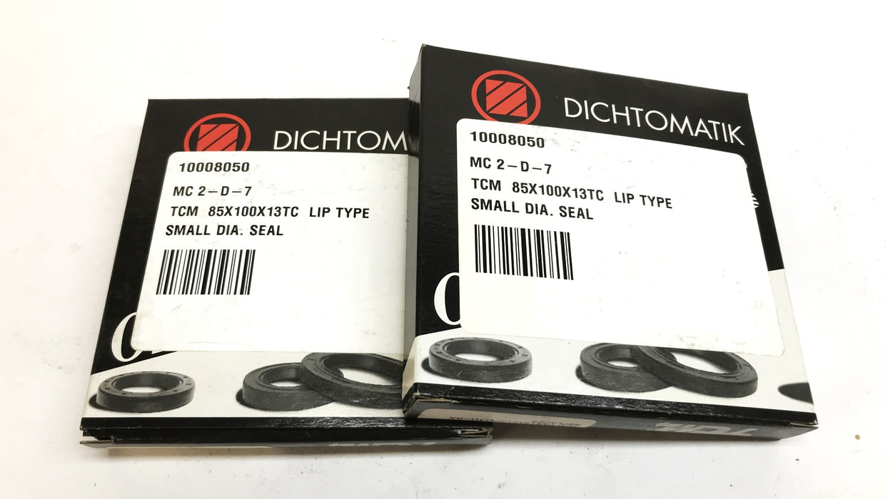 TCM 4 inch Carbon Steel Oil Seal 85X100X13TC-BX [Lot of 2] NOS
