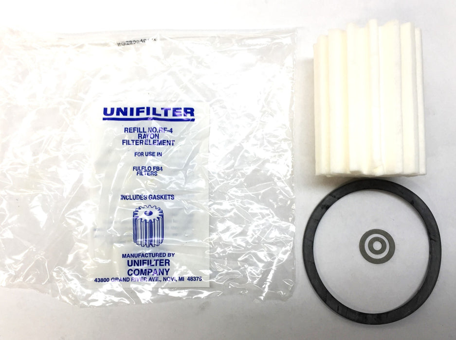 Unifilter Refill Rayon Filter Element RF-4 [Lot of 4] NOS