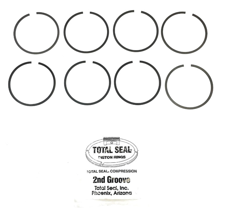 Total Seal 610 0465 3/15 IN Cast 2nd Groove Compression Piston Ring 44514 NOS