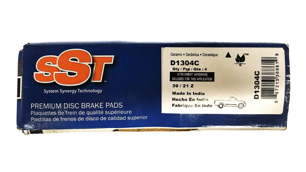 SST Raybestos Semi-Metallic Brake Pad Set D1304C NOS