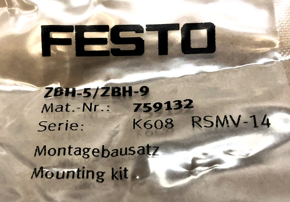 Festo Centering Sleeve ZBH-5/ZBH-9 NOS