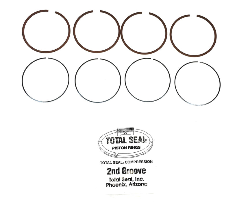 Total Seal TS3 0465 160 Gapless 2nd Groove Compression Piston Ring 000700F NOS