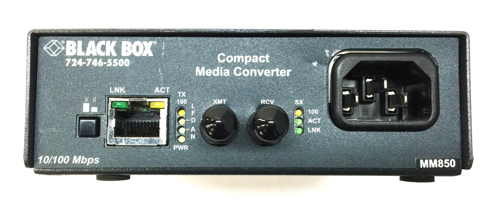 Black Box 10/100 Autosensing Media Converter LMC7001A#R2 NOS