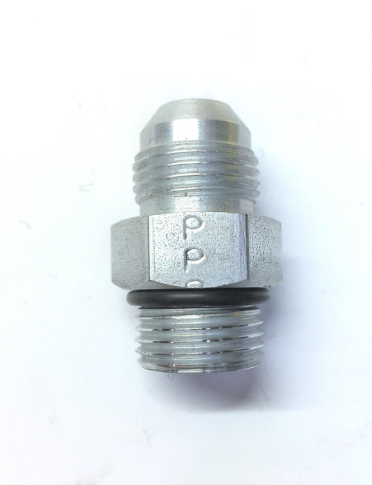 Parker Steel Straight Fitting (3/4" 37 Degree Male JIC x 3/4" MNPT) NOS