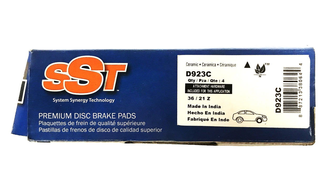 SST Raybestos Semi-Metallic Brake Pad Set D923C NOS