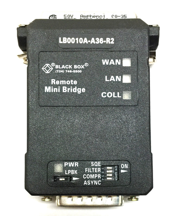 Black Box Remote MiniBridge LB0010A-A36-R2 NOS