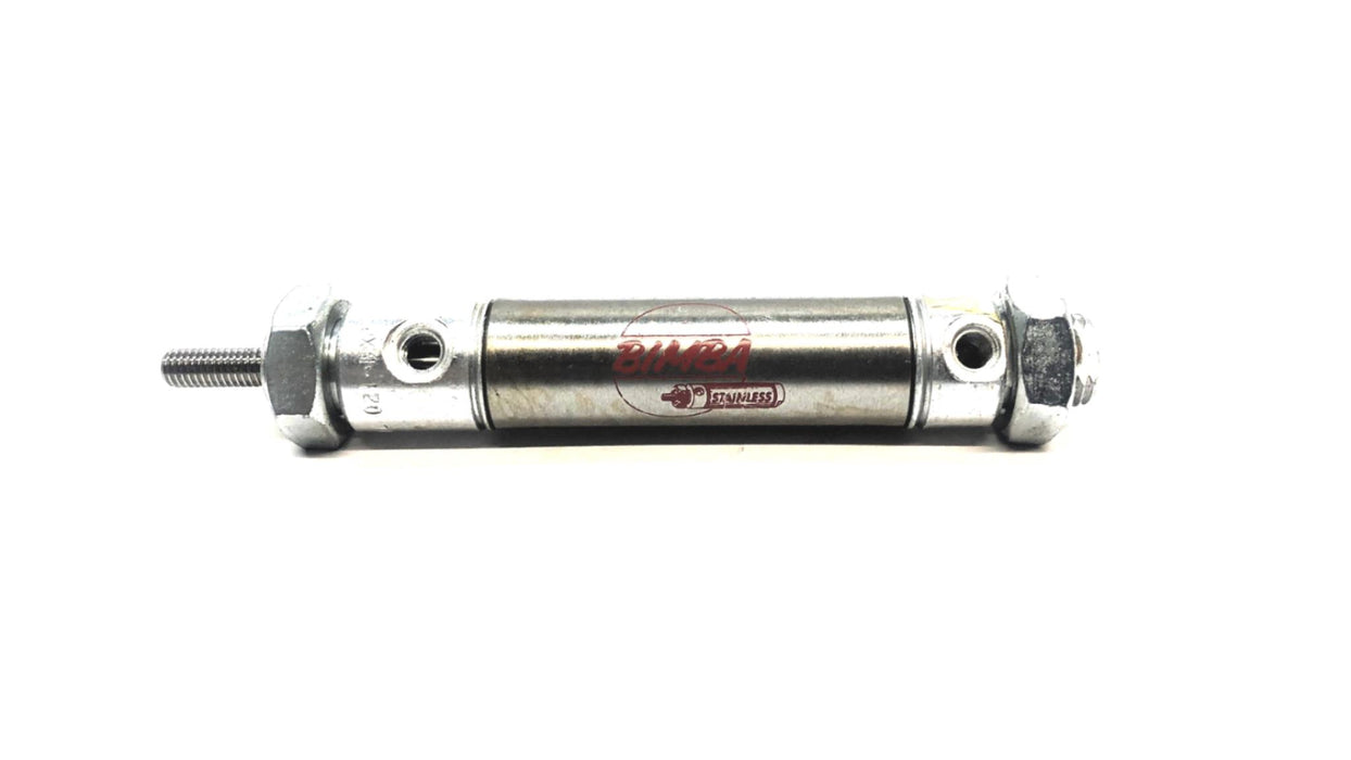 Bimba Pneumatic Cylinder W/ 2 Nuts 021-DXP NOS