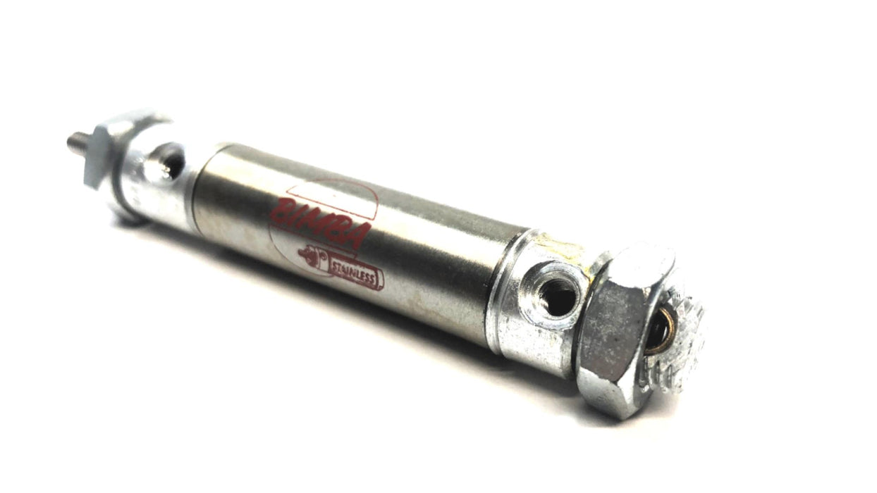 Bimba Pneumatic Cylinder W/ 2 Nuts 021-DXP NOS