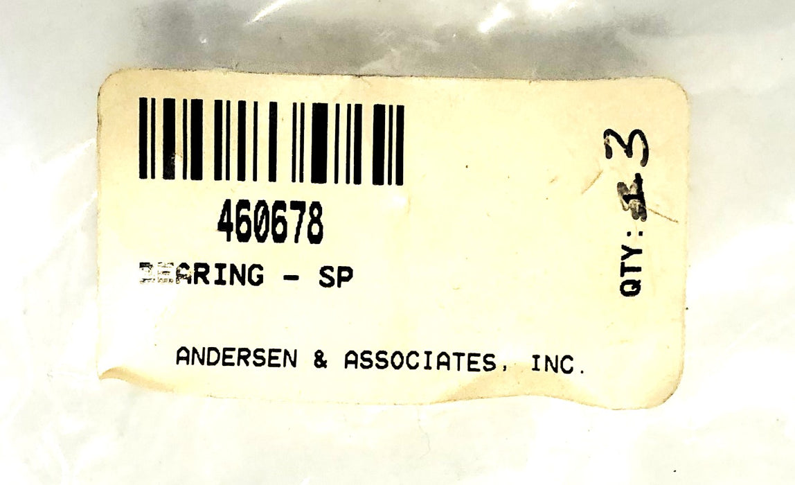 Anderson & Associates Self Aligning Bearing 460-678 NOS