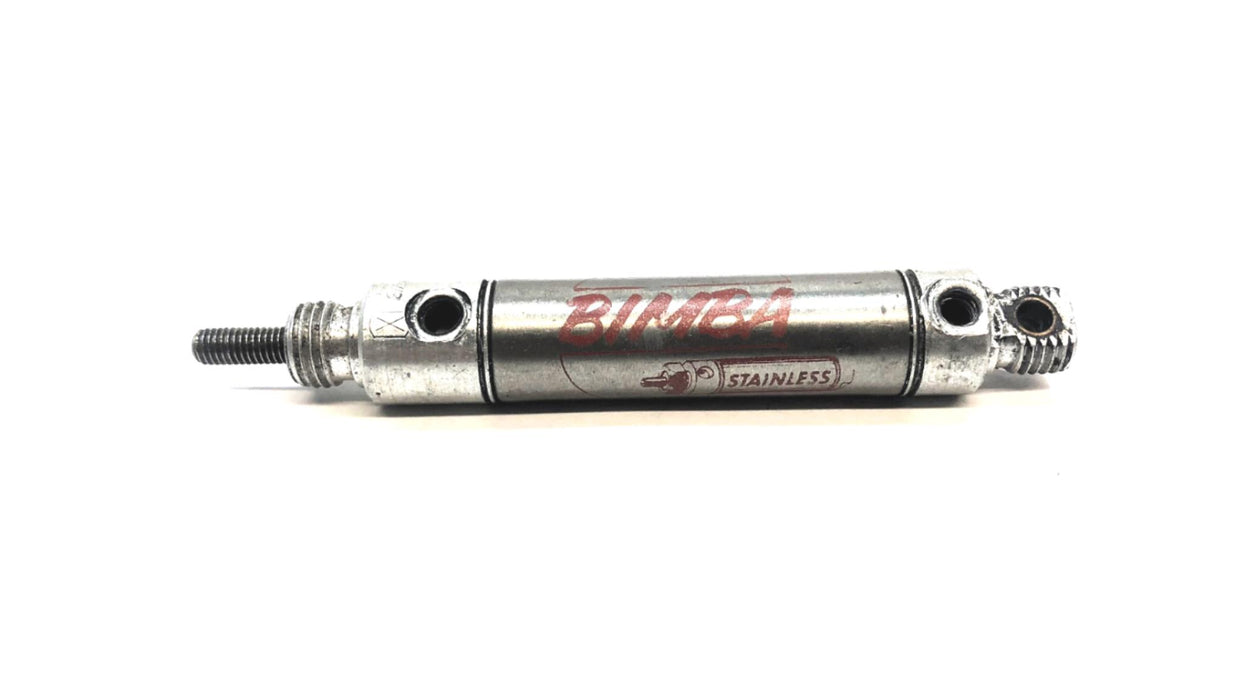 Bimba Pneumatic Cylinder (NO NUTS) 021-DXP USED