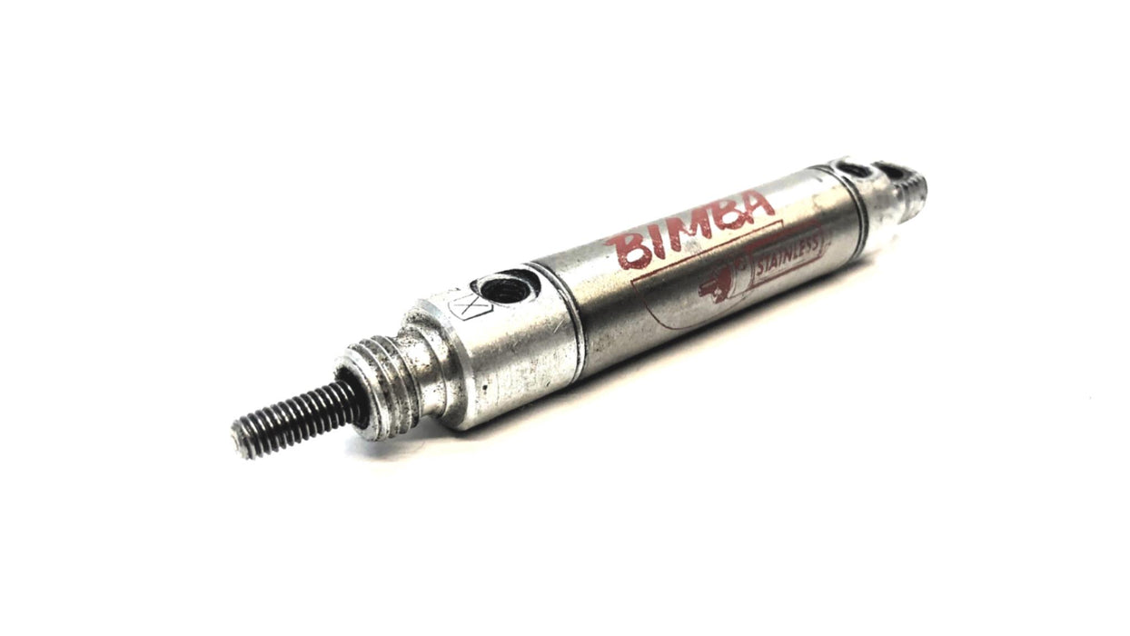 Bimba Pneumatic Cylinder (NO NUTS) 021-DXP USED