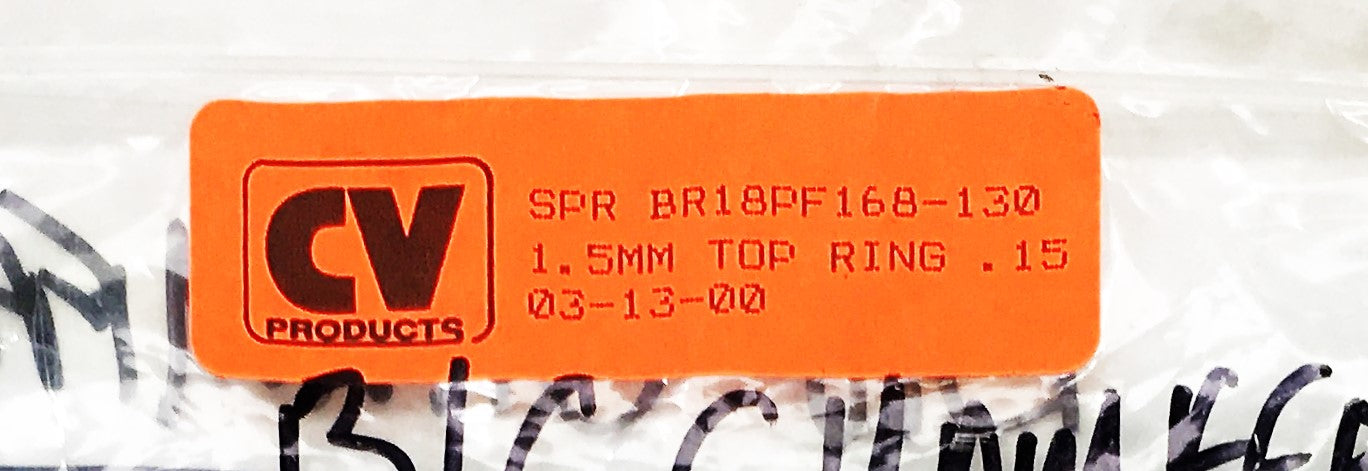 CV Products Sealed Power 8 Piece Compression Piston Ring Set BR18PF168-130 NOS