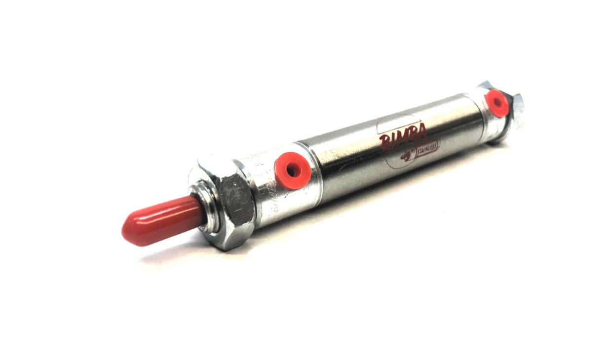 Bimba Pneumatic Cylinder W/ 2 Nuts MRS-021-DXP NOS
