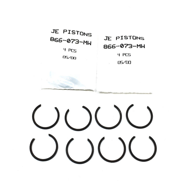 JE Pistons 4 Piece Set Wire Lock 866-073-MW [Lot of 2] NOS