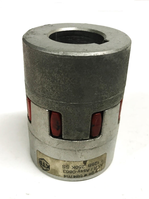 KTR 1-1/8 inch Jaw Coupler Assembly with Rubber Insert D-48407 NOS