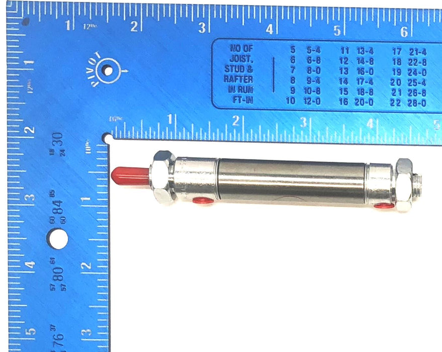 Bimba Pneumatic Cylinder W/ 2 Nuts MRS-021-DXP NOS