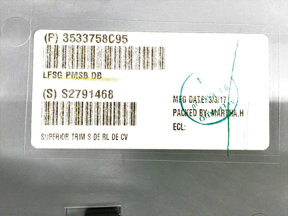 International Panel 3533758C95 OEM NOS